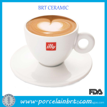 White Personalized Logo Wholesale Coffee Cup